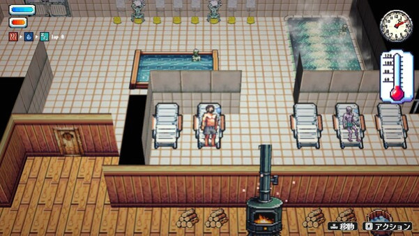 Игра Sauna of the DEAD, скриншот