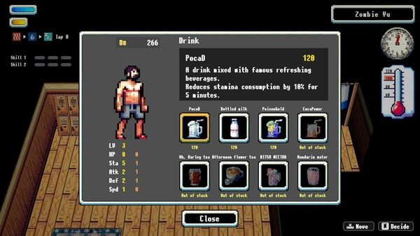 Игра Sauna of the DEAD, скриншот