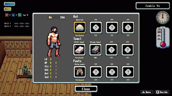 Игра Sauna of the DEAD, скриншот