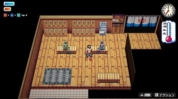 Игра Sauna of the DEAD, скриншот