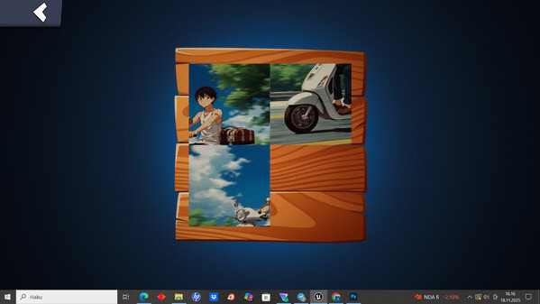 Игра Saylor Anime Puzzle Boys & Girls, скриншот