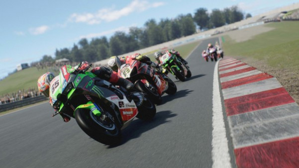 Игра SBK22, скриншот