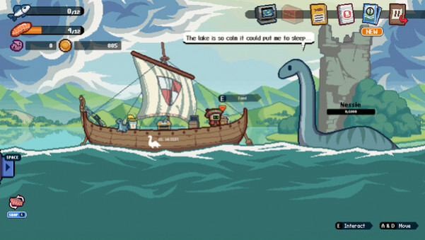 Игра Scale the Depths, скриншот