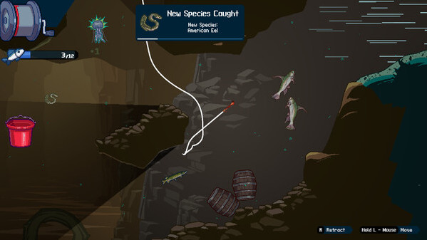 Игра Scale the Depths, скриншот
