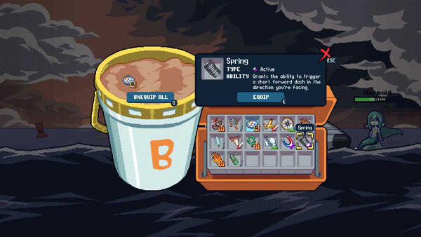Игра Scale the Depths, скриншот