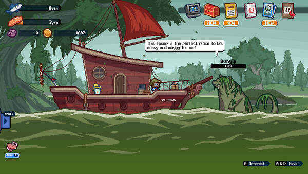 Игра Scale the Depths, скриншот