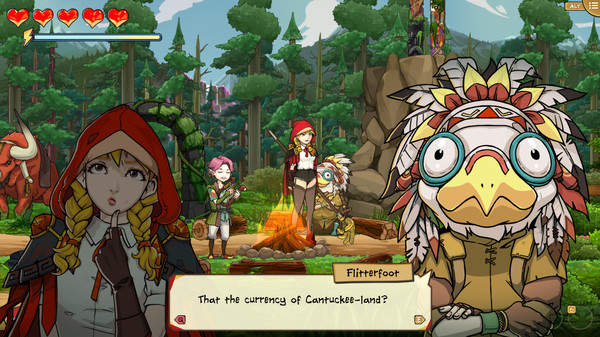 Игра Scarlet Hood and the Wicked Wood, скриншот
