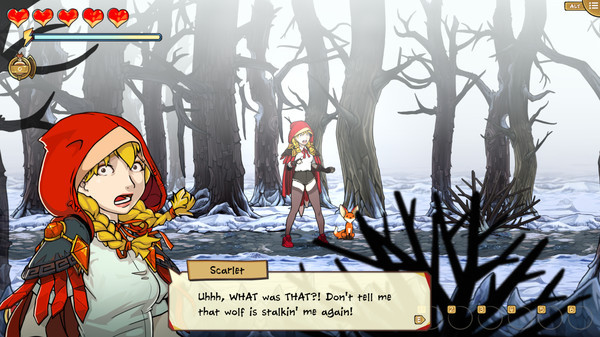 Игра Scarlet Hood and the Wicked Wood, скриншот