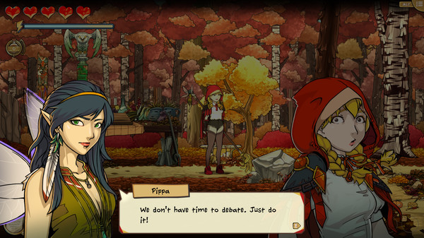 Игра Scarlet Hood and the Wicked Wood, скриншот