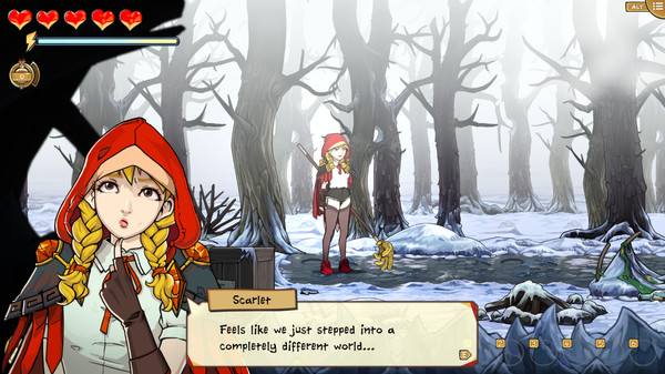 Игра Scarlet Hood and the Wicked Wood, скриншот