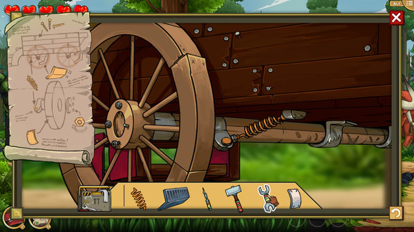 Игра Scarlet Hood and the Wicked Wood, скриншот