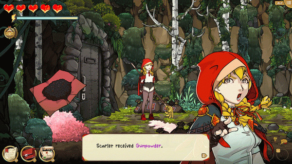 Игра Scarlet Hood and the Wicked Wood, скриншот