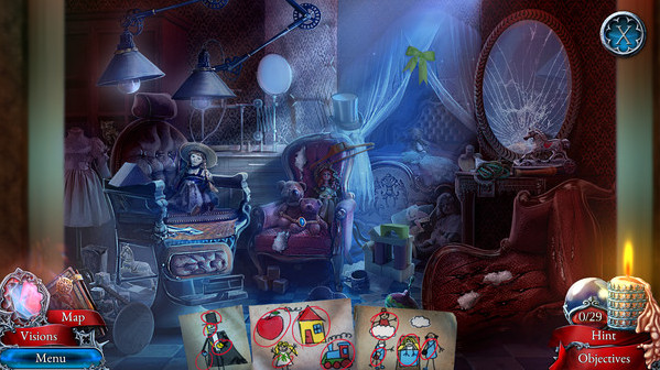Игра Scarlett Mysteries: Cursed Child, скриншот