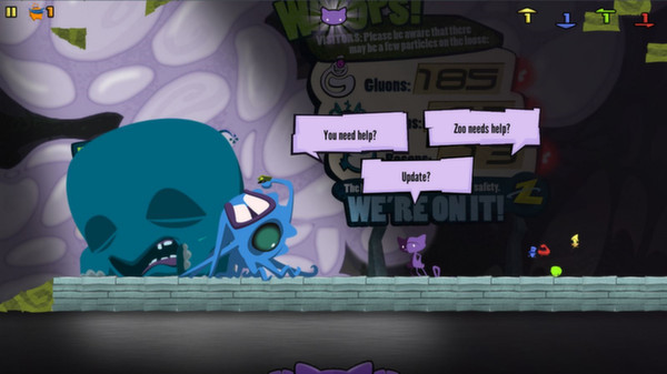 Игра Schrödinger’s Cat And The Raiders Of The Lost Quark, скриншот