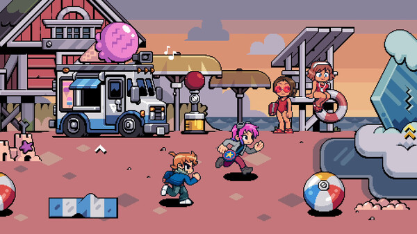 Игра Scott Pilgrim EX, скриншот