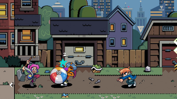 Игра Scott Pilgrim EX, скриншот