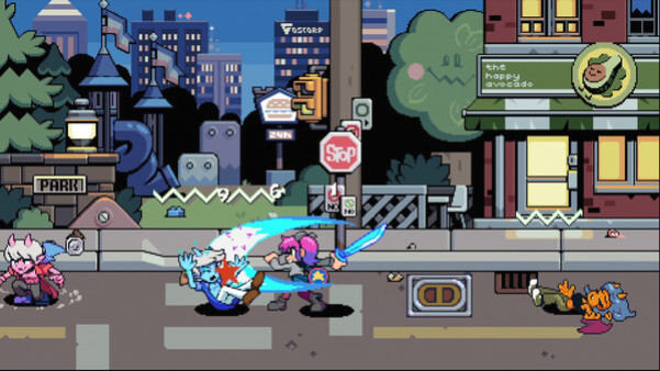 Игра Scott Pilgrim EX, скриншот
