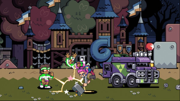 Игра Scott Pilgrim EX, скриншот