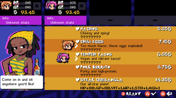 Игра Scott Pilgrim EX, скриншот