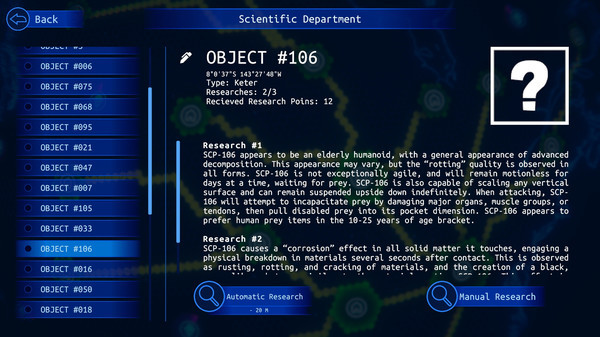 Игра SCP Strategy, скриншот