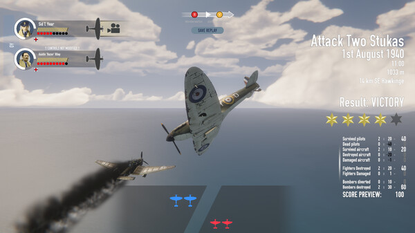 Игра Scramble: Battle of Britain, скриншот