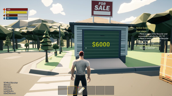 Игра Scrap Dealer Simulator, скриншот