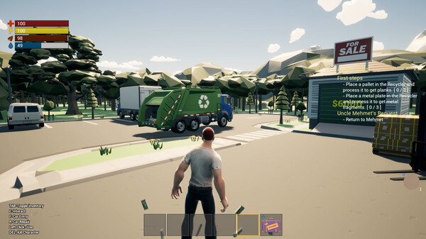 Игра Scrap Dealer Simulator, скриншот
