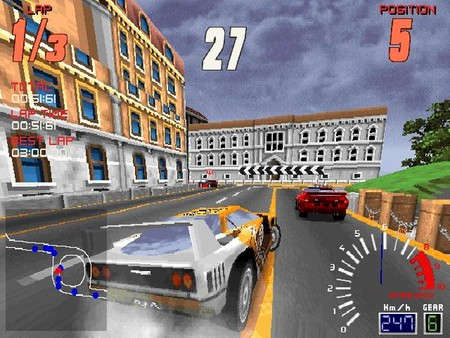 Игра Screamer, скриншот