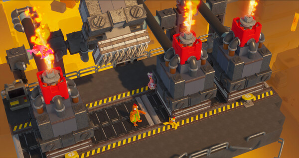 Игра Screaming Chicken: Ultimate Showdown, скриншот