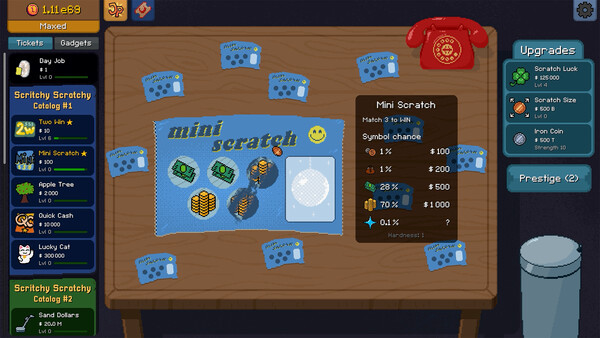 Игра Scritchy Scratchy, скриншот