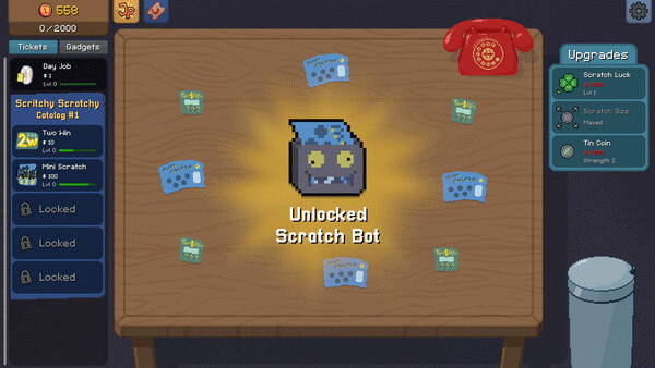 Игра Scritchy Scratchy, скриншот