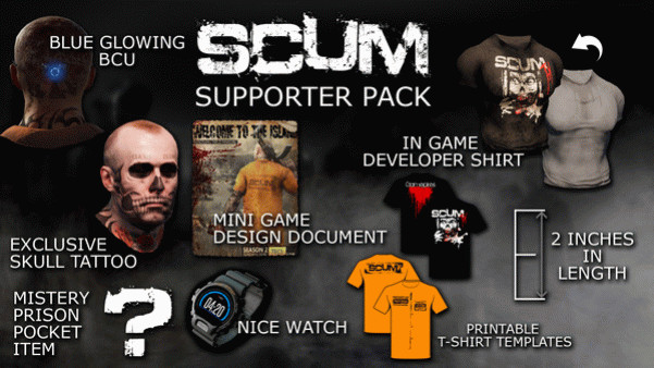 Игра SCUM Supporter Pack, скриншот