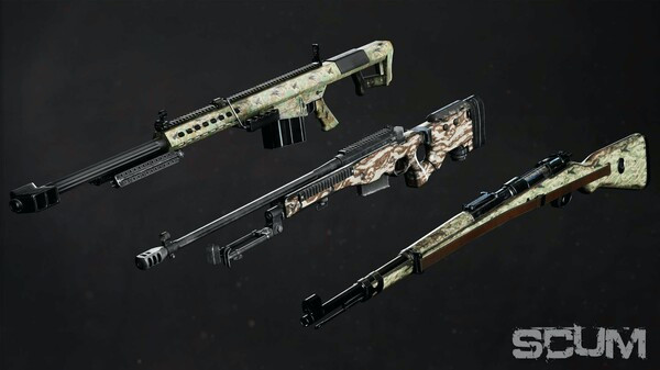 Игра SCUM Weapon Skins pack, скриншот