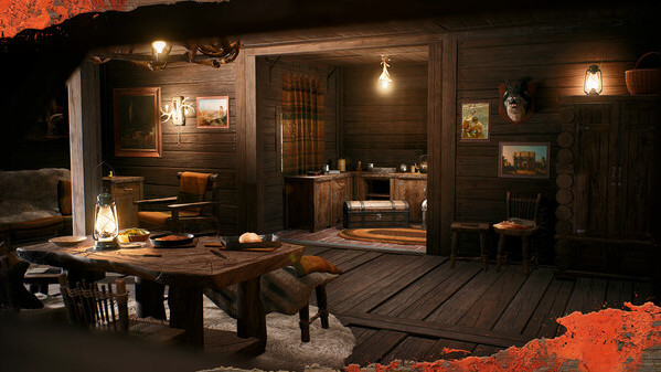 Игра SCUM Woodland Furniture Pack, скриншот