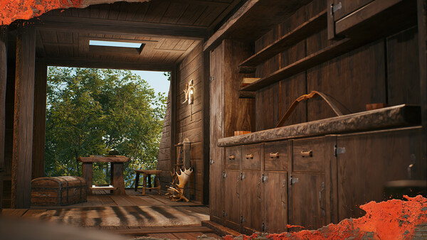 Игра SCUM Woodland Furniture Pack, скриншот