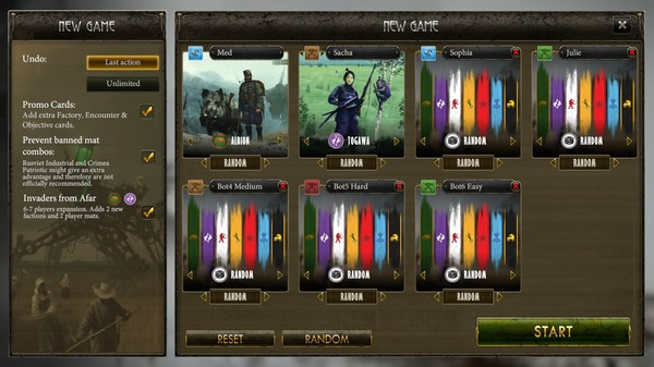 Игра Scythe: Digital Edition - Invaders from Afar, скриншот