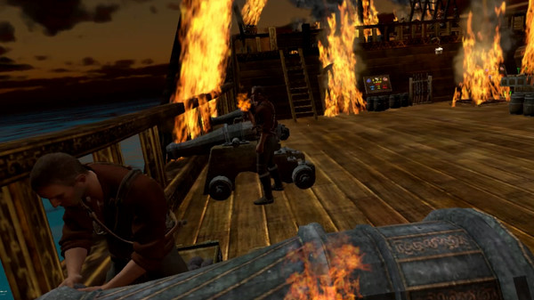 Игра Sea Battle VR, скриншот