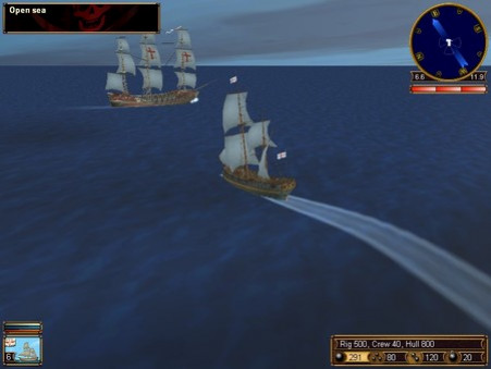 Игра Sea Dogs, скриншот