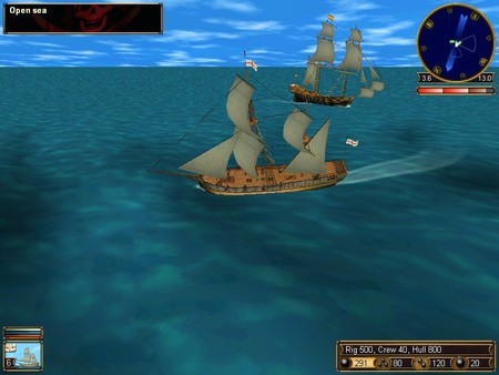 Игра Sea Dogs, скриншот