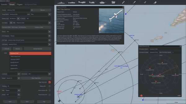Игра Sea Power : Naval Combat in the Missile Age, скриншот
