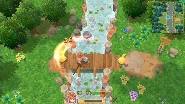 Игра Secret of Mana, скриншот