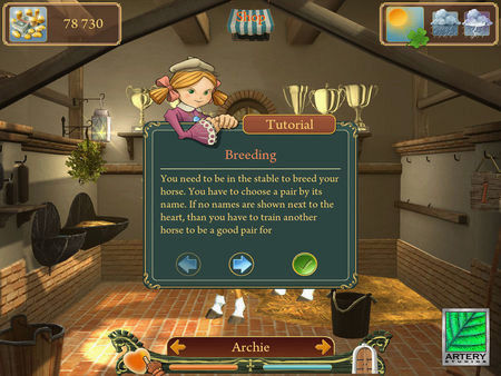 Игра Secret of the Magic Crystals, скриншот