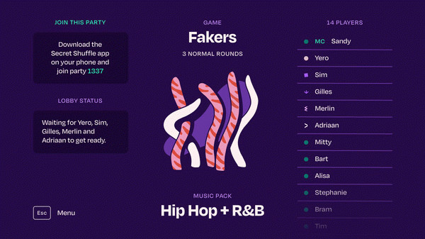 Игра Secret Shuffle, скриншот