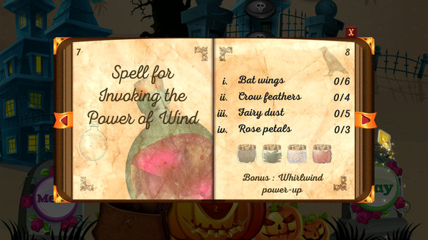 Игра Secrets of Magic: The Book of Spells, скриншот