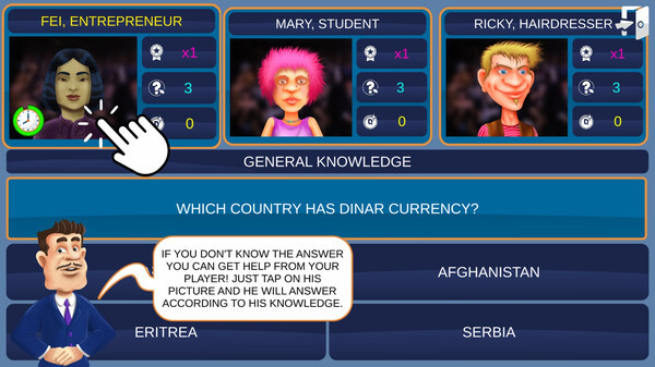 Игра Select Quiz, скриншот