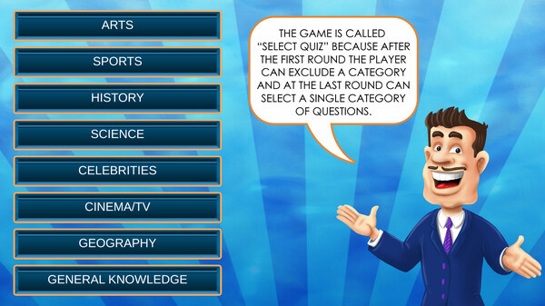 Игра Select Quiz, скриншот