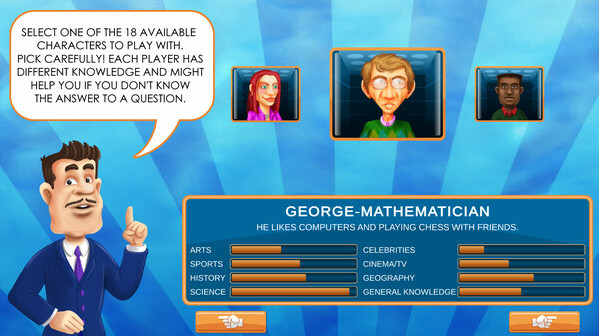 Игра Select Quiz, скриншот