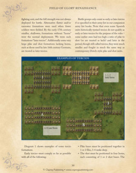 Игра Sengoku Jidai – Field of Glory Renaissance Core Rules pdf, скриншот