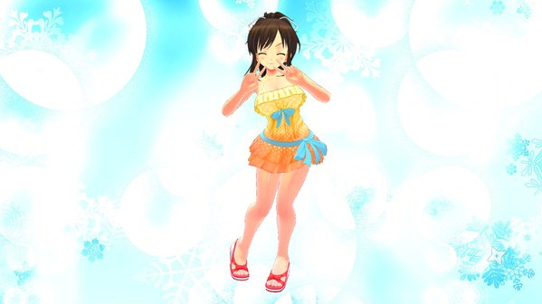 Игра SENRAN KAGURA Burst Re:Newal - Famitsu Water Bubble One-Piece, скриншот