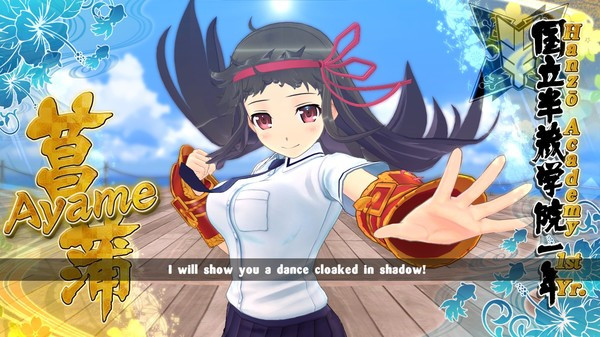 Игра SENRAN KAGURA ESTIVAL VERSUS - Ayame, скриншот